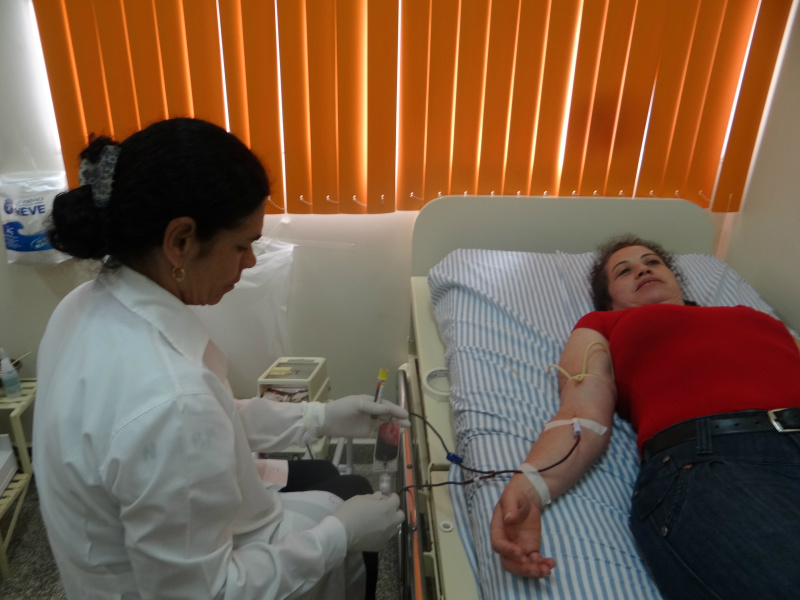 Voluntários participam da campanha de doação de sangue em Amambai A doação foi realizada durante todo o dia no Hospital Regional.