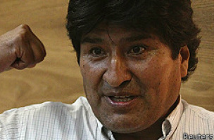 Morales contou ter recebido telefonemas de líderes regionais, expressando indignação com episódio