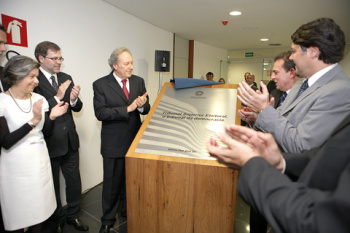 Inauguração da placa do Tribunal da Democracia no TSE. Brasilia/DF 01/02/2012 Foto:Nelson Jr./ASICS/TSE