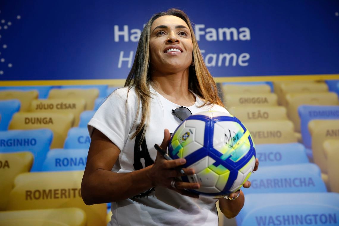 Marta defende esporte como ferramenta em busca da igualdade de gênero Fernando Frazão/Agência Brasil