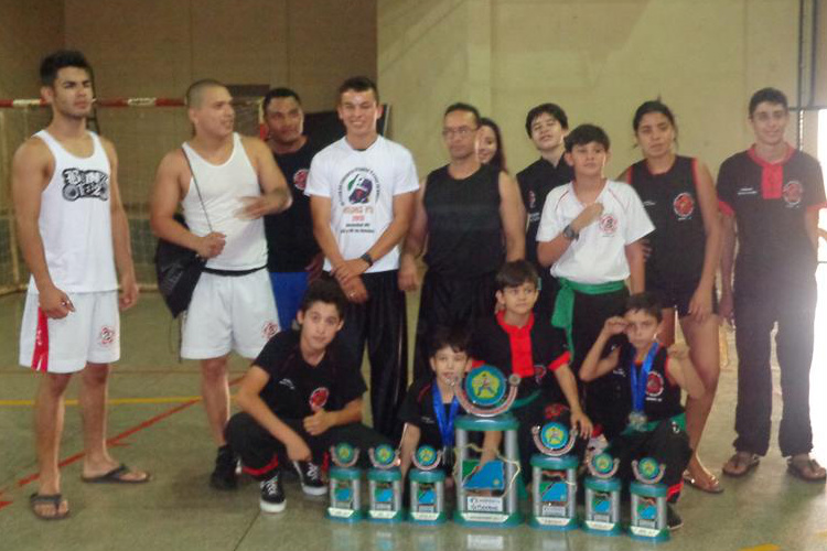 Equipe amambaiense de Kung Fu / Foto: Assessoria