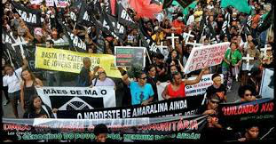 Marcha contra genocídio do povo negro se reúne no Masp, em São Paulo
