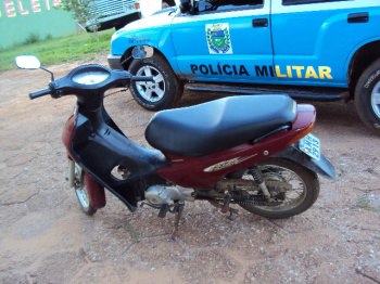 PM de Cel. Sapucaia recupera moto roubada