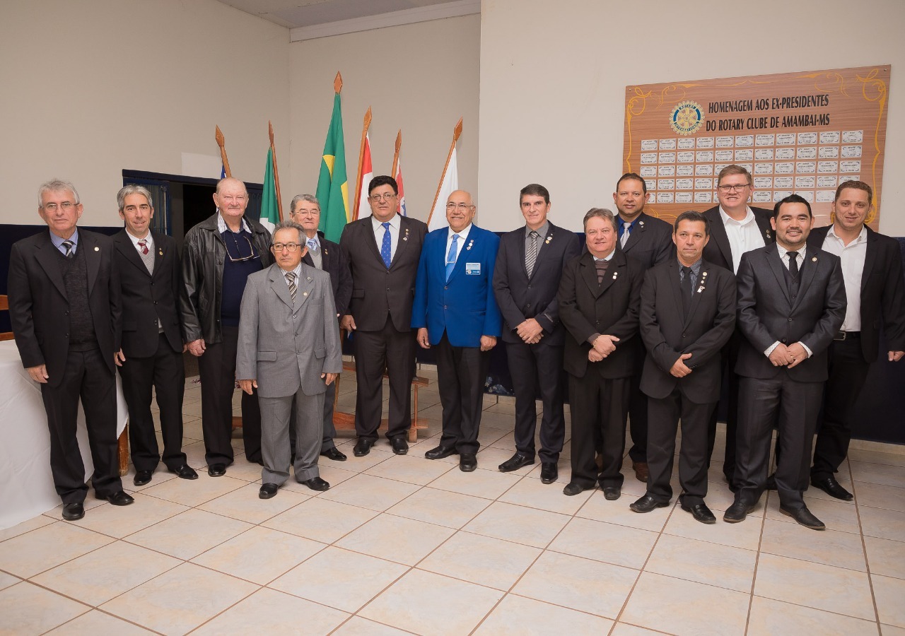 Conselho diretor do Rotary de Amambai / Foto: Dalton Zonta