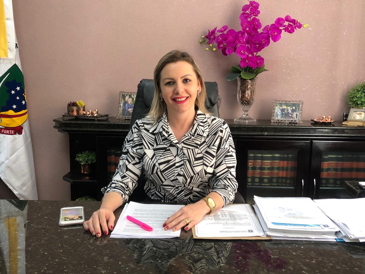 Presidente da Câmara, vereadora Janete Córdoba / Foto: Assessoria 