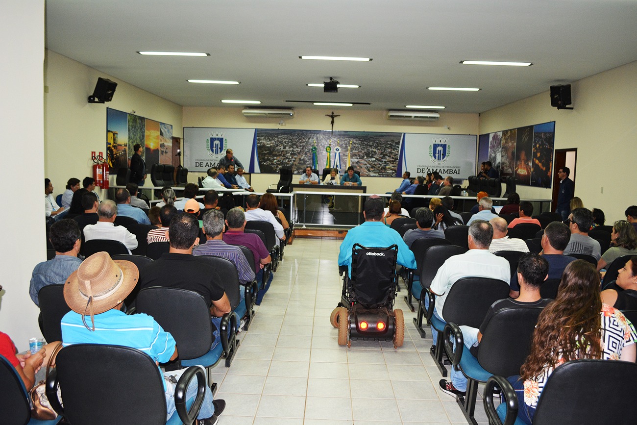 Audiência Pública sobre Energisa foi realizada em Amambai Foto: Assessoria