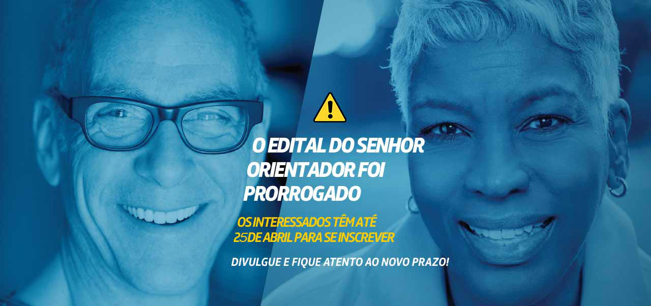 Cadastro no Senhor Orientador pode ser feito até o dia 25 Foto: Divulgação