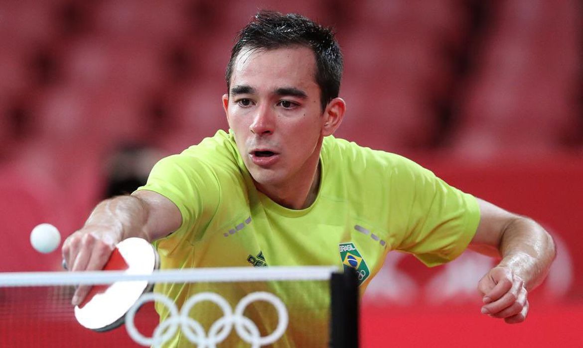 Histórico: Calderano põe Brasil nas quartas do tênis de mesa em Tóquio Foto:Wander Roberto/COB