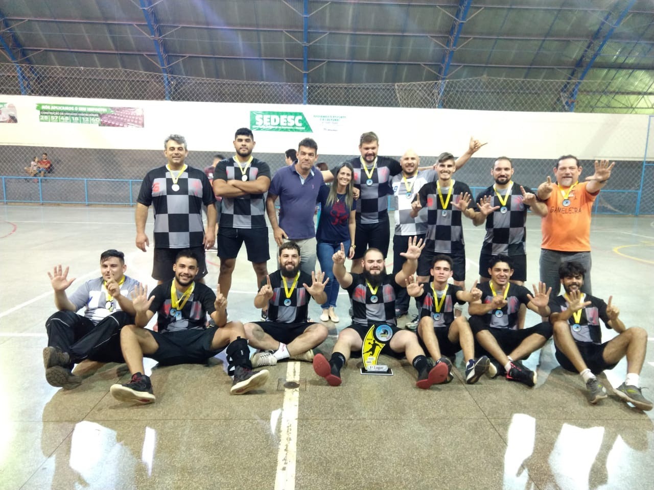 Gameleira é hexacampeã da Copa Jarbas de Oliveira Buss de Handebol Gameleira carrega neste ano o título de hexacampeã do certame / Foto: Divulgação