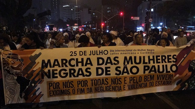 Marcha das Mulheres Negras, em São Paulo / Júlia Dolce