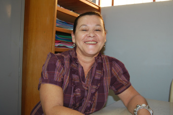 A coordenadora pedagógica da Escola Estadual Fernando Corrêa da Costa, Elza Raimundo.