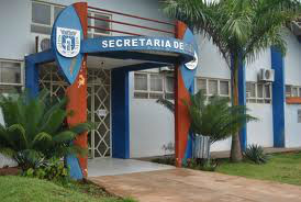 O prédio da secretaria municipal de Educação de Amambai.
