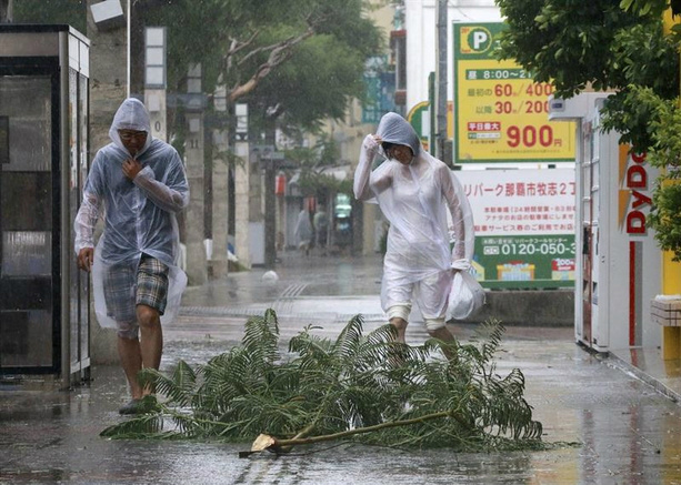 Tufão Goni deixa 20 feridos e causa cancelamento de 300 voos no Sul do Japão