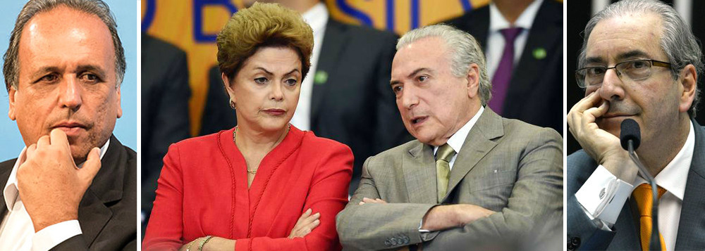 Governador do Rio, Luiz Fernando Pezão (PMDB), questiona um eventual impeachment da presidente Dilma Rousseff e alerta que a Presidência não vai ser entregue ao vice Michel Temer, que também será afastado: 