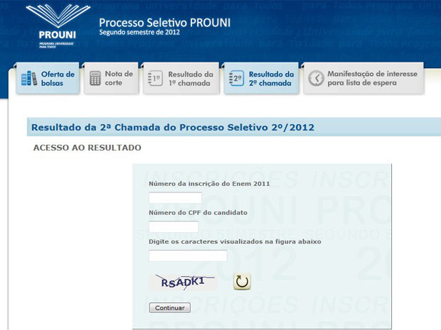 MEC divulga resultado da segunda chamada do Prouni