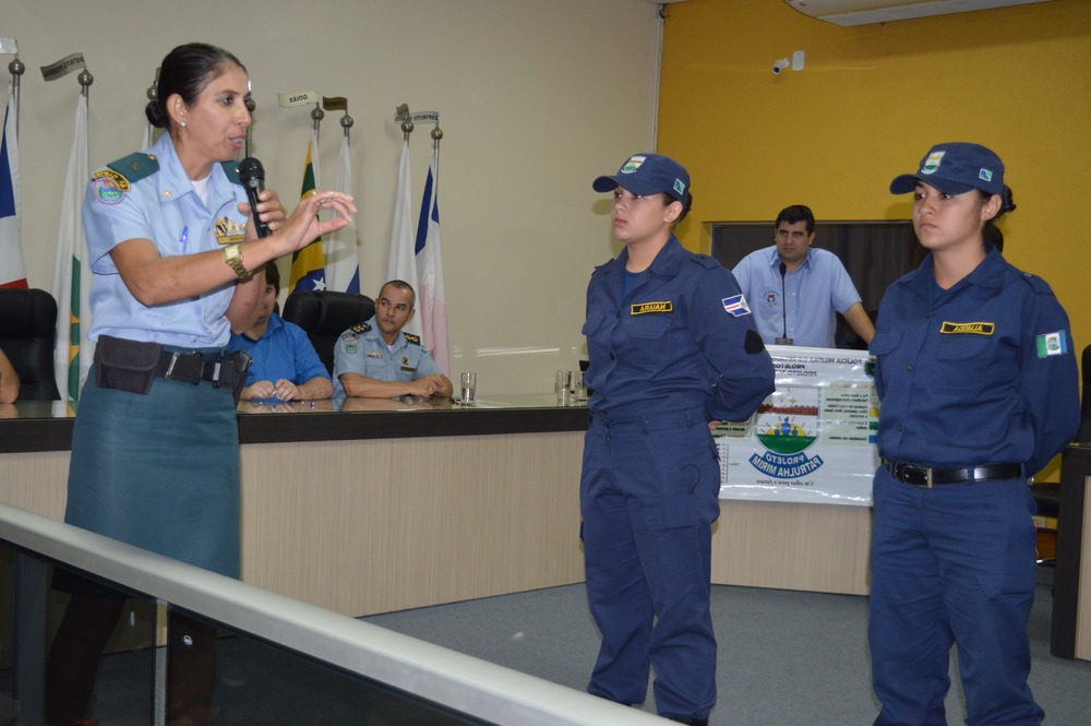 A subtenente Fátima Inês Rodrigues de Brito é coordenadora e instrutora do projeto em MS / Foto: Moreira Produções