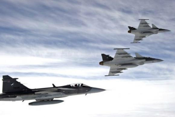 O  primeiro  dos  36  aviões-caça  deve  ser  entregue  ao  Brasil  em  2019     Stefan  Kalm /Saab  Group/Divulgação