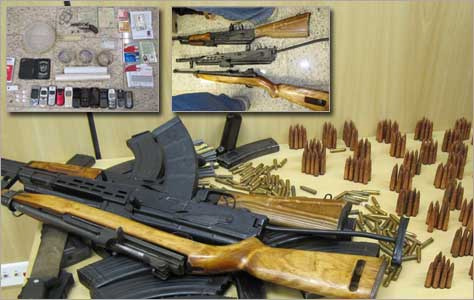 PF prende quatro com fuzis, munição e drogas em lava jato de Campo Grande
