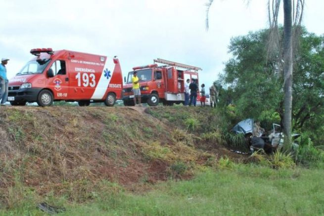 Dois homens morreram e um ficou gravemente ferido em Nova Andradina, na MS-276
