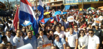Segundo os organizadores, a manifestação reuniu cerca de 6 mil pessoas, na manhã de terça-feira (17) / Foto: Assessoria