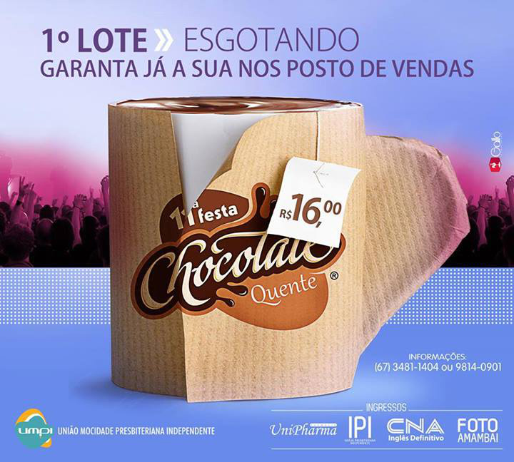Ronaldo Bezerra é atração da 11ª edição da Festa do Chocolate Quente em Amambai