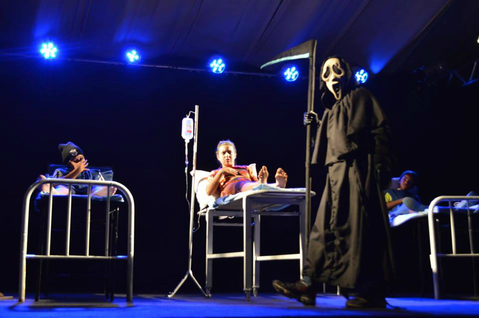 “Quer arriscar? Então vem dançar comigo!”, peça teatral da escola municipal Antonio Pinto da Silva e  classificada para a final na Categoria Infanto Juvenil do Fetran.