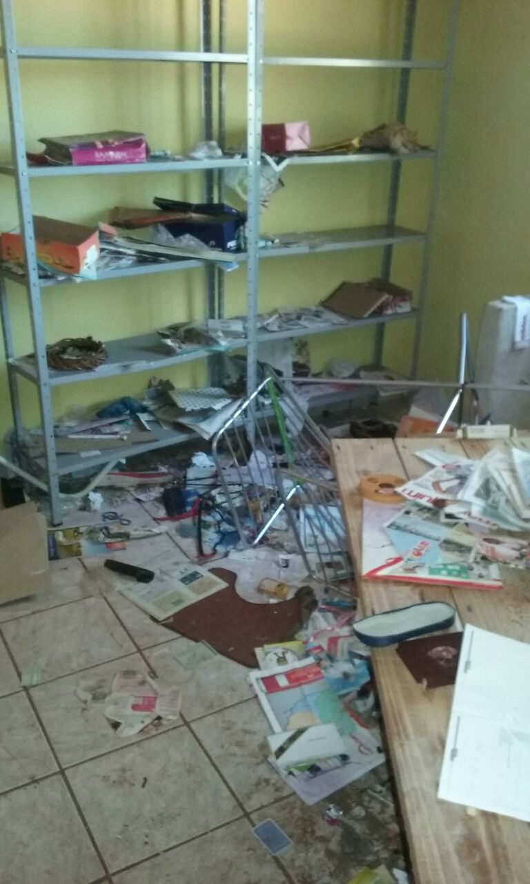 Produtores rurais do Cone Sul não sabem o que fazer com invasões de terra Fazenda São Luiz, de Paranhos teve sede invadida e destruída / Foto: Assessoria