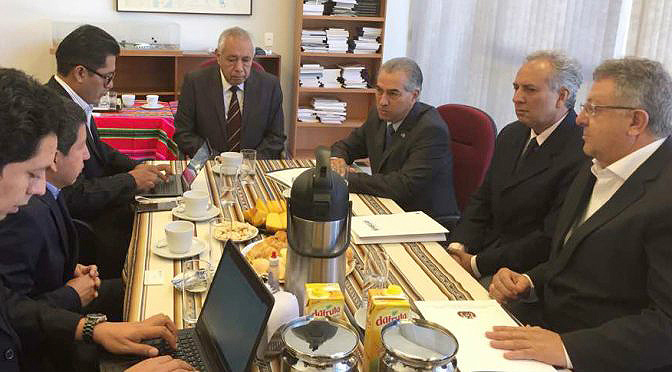 Governador de MS se reúne com ministros da Bolívia Foto: Divulgação