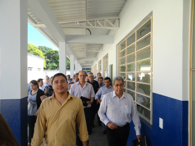 Governador André Puccinelli realiza ação de governo em Amambai Visita as obras em execução na EE Cel. Felipe de Brum / Foto: Moreira Produções