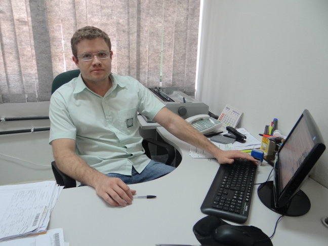 Rodrigo da Cruz Rodrigues, gerente da agência do Detran de Amambai / Moreira Produções
