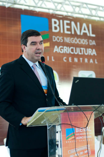 Eduardo Riedel coordenou caravana de MS que participou do evento. ((Foto: Raphaela Boghi)