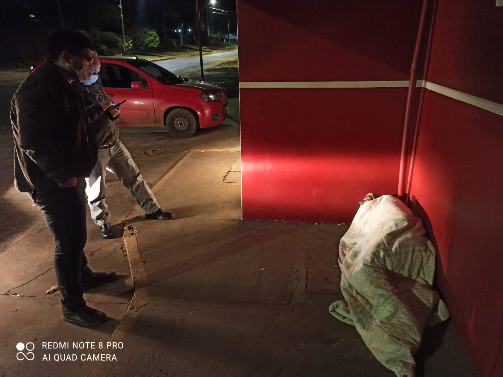 20 pessoas foram abordadas e 3 delas aceitaram ajuda, sendo encaminhadas ao abrigo montado no Ginásio Municipal Flávio Derzi / Foto: Divulgação