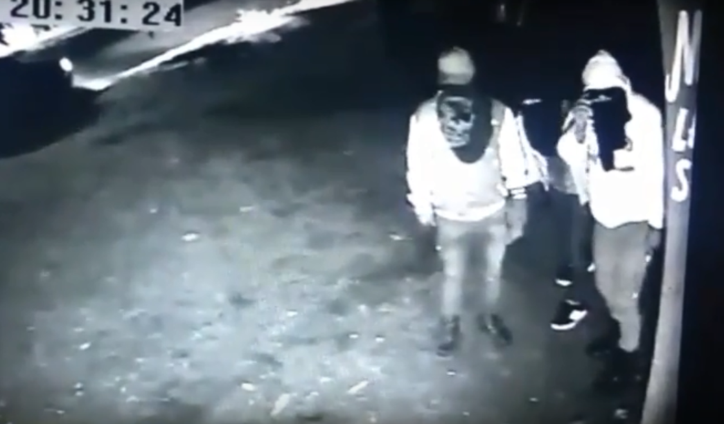 Setor de Investigação trabalha no caso de ação de trio em lanchonete de Amambai Imagens captadas pelas imagens de segurança / Foto: Divulgação