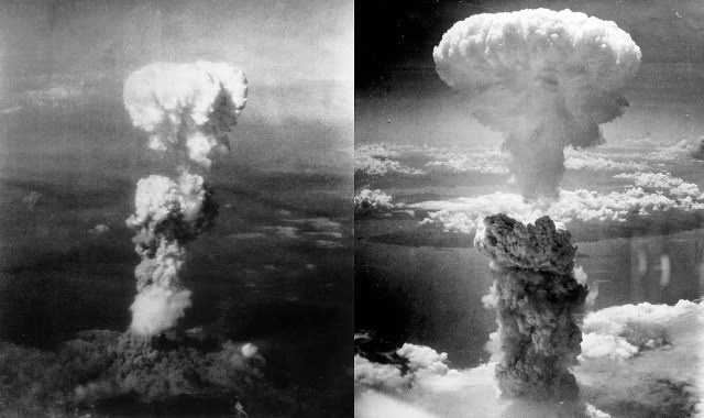 Explosões sobre Hiroshima e Nagasaki em 1945Foto: Divulgação 
