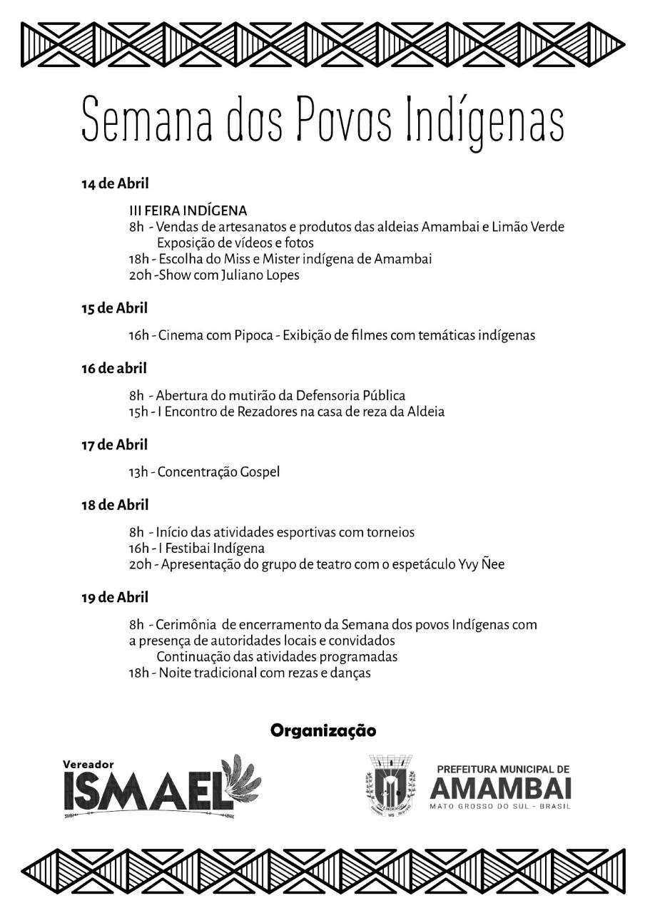 Agenda de eventos para Amambai e região Agenda de eventos para Amambai e região