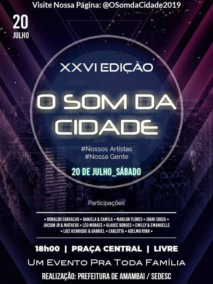 Agenda de eventos para Amambai e região Agenda de eventos para Amambai e região