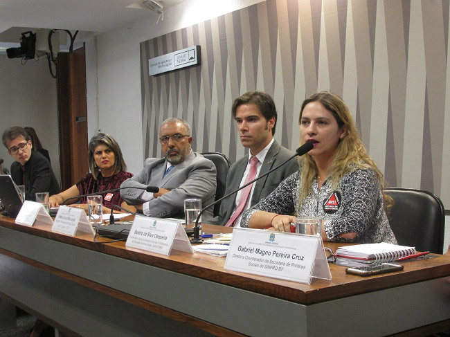 CNTE participa de debate sobre a reforma da Previdência no Senado Foto: Divulgação