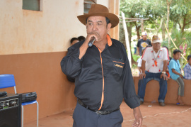 Dia do Índio é comemorado nas aldeias de Amambai Capitão da aldeia Amambai, Adail Sanches / Foto: Moreira Produções