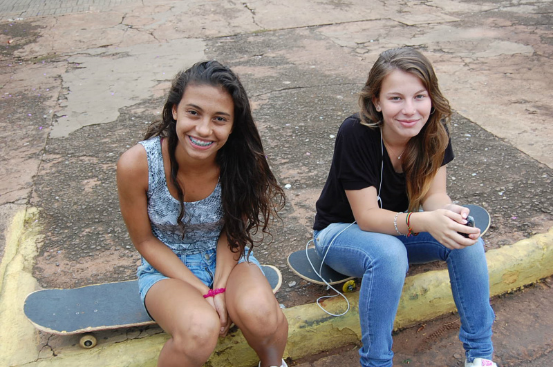Skateboarding mulheres sofrem muito preconceito pela sociedade - Afirma Eduardo (Foto:Moreira Produções)