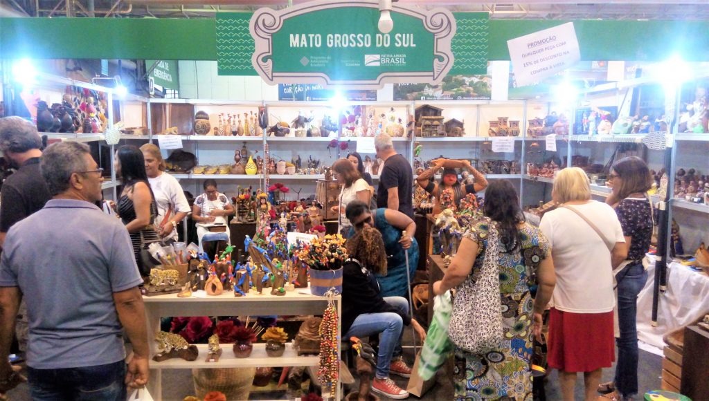 Artesanato de MS é sucesso de vendas na maior feira da América Latina Artesanato de MS é sucesso de vendas na maior feira da América Latina