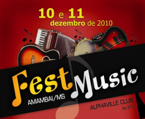 Além das apresentações de artistas pratas da casa, o Fest Music trará para Amambai a dupla revelação do sertanejo, Julio e Jean.