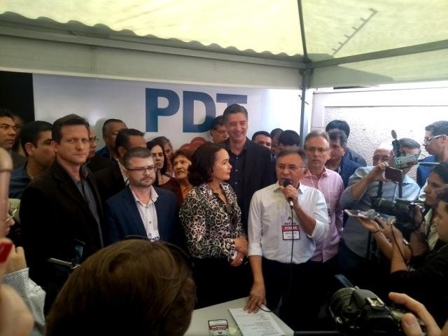 PDT aprovou candidatos em 21 de julho; desde então, viu candidato a senador do Podemos desistir e se envolveu em polêmica quanto a vice. (Foto: Humberto Marques)