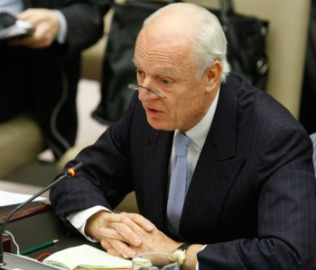 Staffan de Mistura. Foto: ONU/JC McIlwaine
