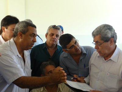 O pedido de ampliação da Guairá-Porã, nos trechos que passam pelas aldeias, foi entregue ao governador / Foto: Moreira Produções  