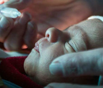 Vacinação contra a poliomielite. Foto: Unicef