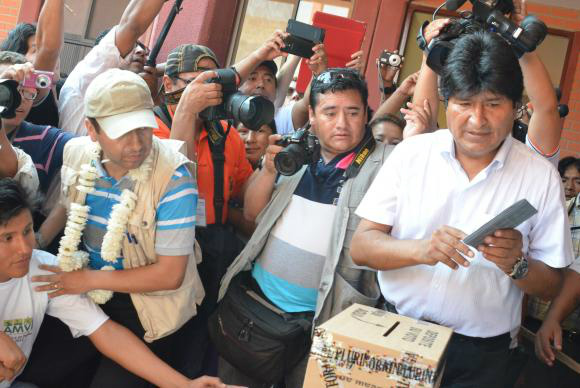 Evo Morales critica morosidade de tribunal na apuração dos votos ABI/Divulgação/direitos reservados