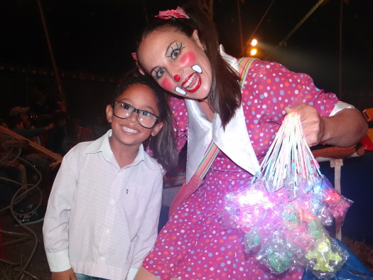 O diferencial do Circo Zanchettini, é o contato que os artistas têm com o público / Foto: Moreira Produções