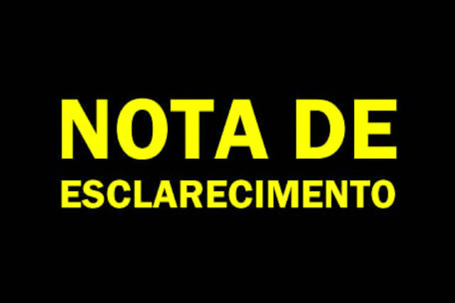 Nota de esclarecimento dos Correios