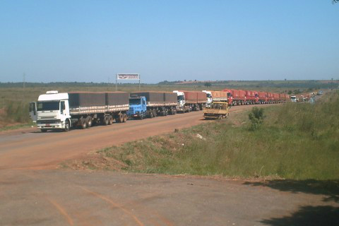Rodovias usadas para escoar a safra estão entre as 10 piores do país Foto: Ascom Famasul