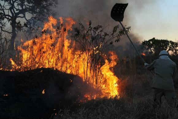 Focos de incêndio no país em outubro são mais que o dobro dos registrados no mesmo período de 2013Arquivo/Valter Campanato/Agência Brasil